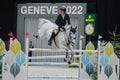 Geneva, Switzerland, December 10, 2022 : The 61st edition of the Geneva International Horse Show (CHI) at Palexpo Royalty Free Stock Photo