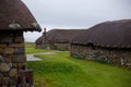 Skye Museum of Island Life with thatched cottages showing how people used to live, located on Isle of Skye, Duntulm