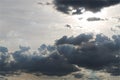 Skyfull of dark clouds before heavy rain Royalty Free Stock Photo