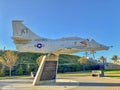 A-4 Skyhawk Jet at Heros Hall in Costa Mesa California