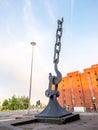 Skyhook sculpture in Manchester