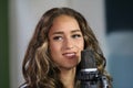 Skylar Stecker films a session in Brooklyn Royalty Free Stock Photo