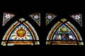 Skylight Artwork of church window Royalty Free Stock Photo
