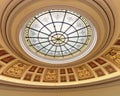 Skylight window and patterns on the ceiling