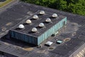 Skylight Windows Industrial Roof Royalty Free Stock Photo