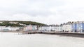 Skyline of Aberystwyth on he coast of Ceredigion, in Wales, UK