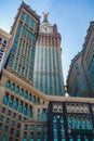 Skyline and Abraj Al Bait (Royal Clock Tower Makkah) in Makkah, Saudi Arabia