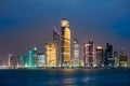 Skyline Abu Dhabi Royalty Free Stock Photo