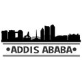 Addis Ababa city Icon Vector Art Design Skyline