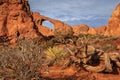 Skyline Arch at Arches National Park Royalty Free Stock Photo