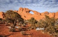 Skyline Arch at Arches National Park Royalty Free Stock Photo