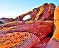 Skyline Arch, Arches National Park, Utah. Royalty Free Stock Photo