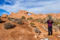 Skyline arch, Arches NP Royalty Free Stock Photo