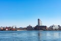 Skyline of Astoria Queens New York along the East River Royalty Free Stock Photo