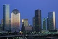 Skyline of Austin, TX , state capitol at sunset