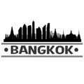 Bangkok Skyline City Icon Vector Art Design Royalty Free Stock Photo