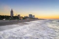 Skyline of Batumi at Sunset, Georgia Royalty Free Stock Photo