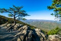 Skyline of The Blue Ridge Mountains in Virginia at Shenandoah Na Royalty Free Stock Photo