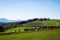 Skyline of The Blue Ridge Mountains in Virginia at Shenandoah Na Royalty Free Stock Photo