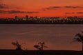 Skyline of Brasilia, Brazil at Sunset