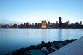 Skyline of buildings at Midtown Manhattan in New York City Royalty Free Stock Photo