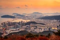 Skyline of Busan, South Korea Royalty Free Stock Photo