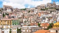 Skyline of Castiglione di Sicilia town in Sicily