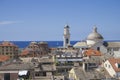 Skyline of Chiavari, Genoa, Italy Royalty Free Stock Photo