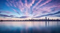 skyline chicago lake Royalty Free Stock Photo