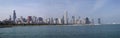 Skyline of Chicago - Panorama SoC01 Royalty Free Stock Photo