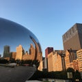 The Reflecting the Chicago Skyline