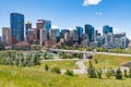 Calgary, Alberta City Skyline Royalty Free Stock Photo