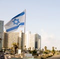 Skyline cityscape Tel Aviv Israel Royalty Free Stock Photo