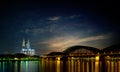 Skyline Cologne Germany Royalty Free Stock Photo