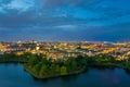 Skyline of Copenhagen downtown