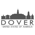 Dover Skyline Symbol Design City Vector Art