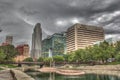 Skyline of Down Town Omaha Nebraska