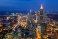 Skyline of downtown Atlanta, Georgia Royalty Free Stock Photo