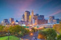 Skyline of downtown Hartford city, cityscape in Connecticut, USA