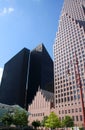 Skyline of downtown Houston Royalty Free Stock Photo