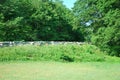 Skyline Drive in Panorama Mountain Landscape in Shenandoah National Park, Virginia Royalty Free Stock Photo