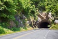 Skyline Drive Tunnel Royalty Free Stock Photo