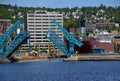 Skyline of Duluth, at Lake Michigan, Minnesota Royalty Free Stock Photo