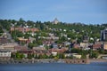 Skyline of Duluth at the Shore of Lake Superior, Minnesota Royalty Free Stock Photo