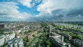 Skyline of Dusseldorf in Germany panorama Royalty Free Stock Photo