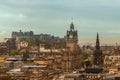 Skyline Edinburgh Royalty Free Stock Photo