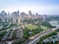 Skyline of Edmonton downtown, Alberta, Canada