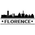 Florence Skyline City Icon Vector Art Design Royalty Free Stock Photo