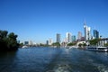 Skyline of Frankfurt Main. Germany, Financial District Royalty Free Stock Photo