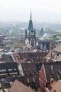 Skyline of Freiburg im Breisgau city, Germany Royalty Free Stock Photo